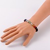 Stretch Buddhist Jewelry Multi-Color Gemstone Chakra Bracelets BJEW-JB01690-01-4