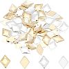 80Pcs 4 Styles Brass Charms KK-FH0003-80-1