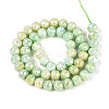 Anti-Tarnish Electroplate Glass Beads Strands GLAA-N010-8mm-13-3