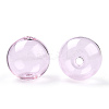 Transparent Blow High Borosilicate Glass Globe Beads LS-X-GLAA-T003-09A-1