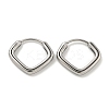 316 Surgical Stainless Steel Hoop Earrings EJEW-D096-18C-AS-1