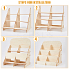 Wooden Multi-layer Cosmetic Storage Organizer Box MRMJ-WH0075-84-3
