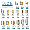 Tibetan Style Alloy Beads TIBEB-TA0001-19AG-4