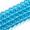 Transparent Glass Beads Strands GLAA-T032-T6mm-06-1