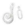 Tibetan Style Alloy Hook Clasps LS-LF5077Y-2