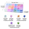 480Pcs 24 Style Acrylic Beads MACR-YW0002-14-3