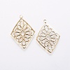 Iron Filigree Pendants IFIN-F158-59G-1