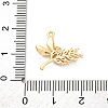 Brass Crystal Rhinestone Pendants KK-E793-05G-3