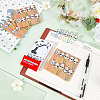 Panda Shape Iron Paperclips AJEW-CP0005-75-4