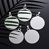 Tarnish Resistant 304 Stainless Steel Pendants LS-STAS-I140-01B-S-7