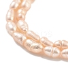 Natural Cultured Freshwater Pearl Beads Strands PEAR-P062-01B-4