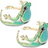 Frog Alloy Enamel Cuff Rings FS-WG3B32A-02-2