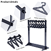 1 Set Coat Hanger Shaped Acrylic Earring Display Stands EDIS-CP0001-15D-6