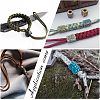 3Pcs 3 Style Outdoor EDC Tool Titanium Alloy Parachute Rope European Beads FIND-NB0004-97A-6