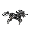 Alloy Rhinestone Lapel Pin Brooches for Clothes JEWB-F042-06B-1