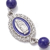 Zinc Alloy Enamel Link Bracelets BJEW-JB12751-01-3