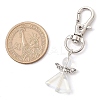 Angel Glass Pendant Decorations HJEW-JM02782-3