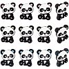 12Pcs 3 Colors Food Grade Eco-Friendly Silicone Focal Beads SIL-CA0001-28-1
