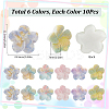 60Pcs 6 Colors Oapque Resin Decoden Cabochons RESI-SC0005-82-2