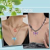 40Pcs 10 Styles Spray Painted 430 Stainless Steel Filigree Pendants STAS-CJ0002-53-7
