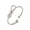 Brass Cuff Rings for Women RJEW-D026-03P-1