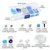 DIY Evil Eye Lampwork & Glass Beads Bracelets Jewelry Making Kits DIY-FS0007-43-4