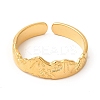 Ion Plating(IP) 201 Stainless Steel Open Cuff Ring RJEW-E063-41G-2