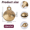 Brass Bell Pendants KKB-FH0001-01C-2
