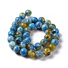 Natural Fire Crackle Agate Bead Strands G-K166-06F-10mm-08-5