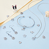 60Pcs 4 Styles Stainless Steel Charms STAS-GA0001-94-4