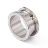 Non-Tarnish 304 Stainless Steel Ear Plugs Gauges EJEW-G317-01M-P-2