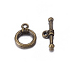 Tibetan Style Alloy Toggle Clasps X-MLF0034Y-NF-1