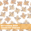 60Pcs Alloy Crystal Rhinestone Connector Charms ALRI-DC0001-01-3