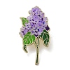 Flower Series Zinc Alloy Enamel Pin JEWB-D069-03D-1