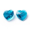 Romantic Valentines Ideas Glass Charms G030V10mm-14-5