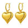 Golden polished 304 Stainless Steel earrings for daily wear and parties. TS1170-1