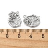 Brass Micro Pave Clear Cubic Zirconia Pendants KK-H460-25P-3