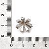 Brass Micro Pave Cubic Zirconia Pendant Bails KK-Q035-01P-3