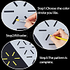 1 Sheet Mandala Theme PET Hollow Out Drawing Painting Stencils DIY-GF0009-77B-5