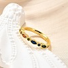 Adjustable Brass Micro Pave Cubic Zirconia Finger Rings for Women RJEW-H247-15G-1