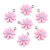 Opaque Resin Pendants RESI-WH0037-01D-1