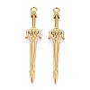 304 Stainless Steel Pendants STAS-N114-61G-1