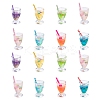 Transparent Resin Pendants RESI-CJC0017-01-1