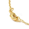 Brass Micro Pave Clear Cubic Zirconia Pendants Necklaces for Women LS-NJEW-B092-02G-5