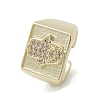 Brass Adjustable Rings RJEW-K257-85A-G-1