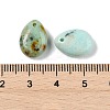 Natural Marble Teardrop Charms G-M410-01-13-3