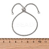 Tarnish Resistant Adjustable 304 Stainless Steel Slider Bracelets LS-BJEW-L653-002A-P-4
