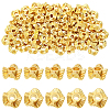 80Pcs Brass Spacer Beads KK-BBC0020-77-1