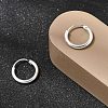 Brass Hoop Earrings EJEW-G474-01S-01-2