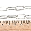 304 Stainless Steel Paperclip Chains Necklaces NJEW-Z102-02P-5